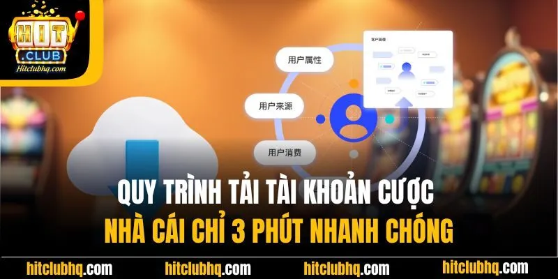 Quy trình tải tài khoản cược nhà cái chỉ 3 phút nhanh chóng